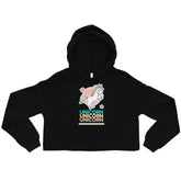Unicorn Unicorn Unicorn Crop Hoodie